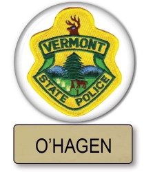 O'Hagen Super Troopers  Name Badge & 3" Button Halloween Costume 